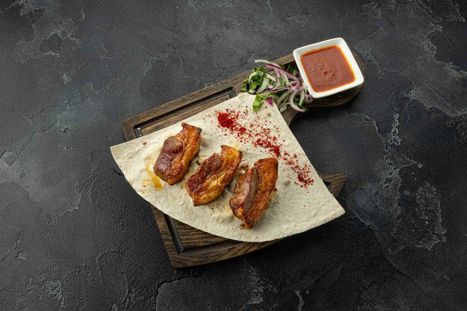 Шашлык из свиных ребрышек